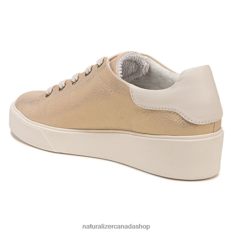 Sneakers | CA Naturalizer Women Morrison 2.0 Lace Up Sneaker Gold Leather 8LFNB94