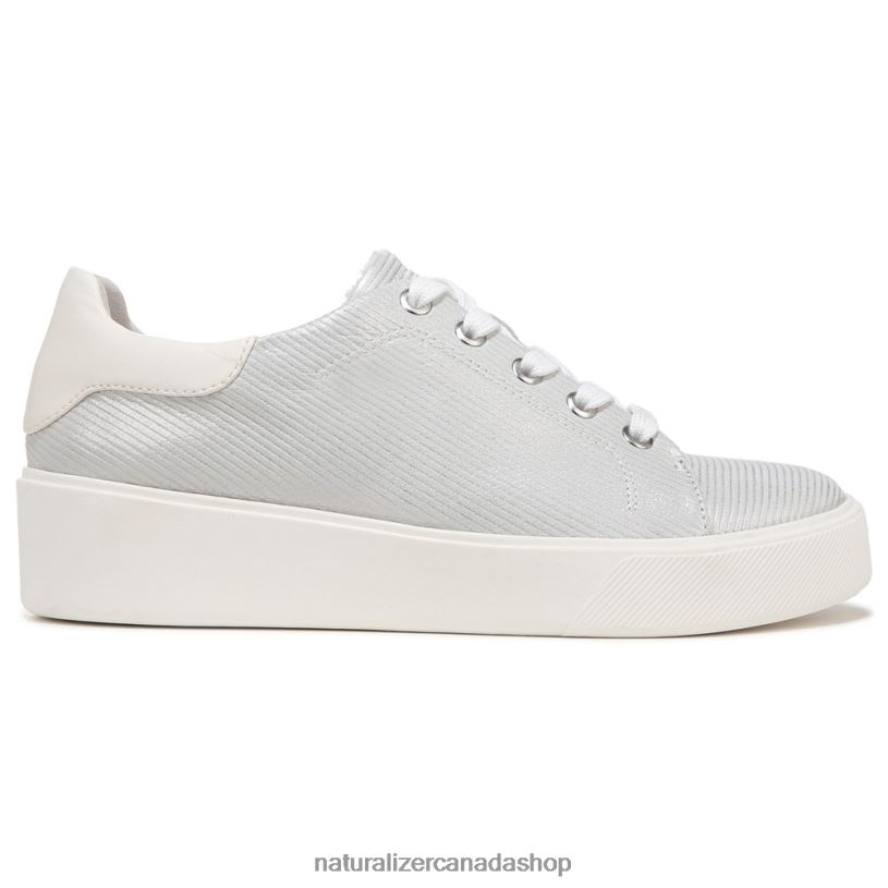 Sneakers | CA Naturalizer Women Morrison 2.0 Lace Up Sneaker Silver Leather 8LFNB93