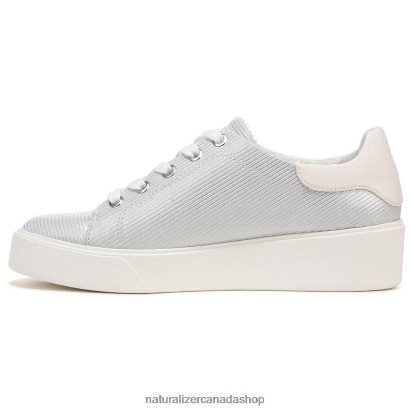 Sneakers | CA Naturalizer Women Morrison 2.0 Lace Up Sneaker Silver Leather 8LFNB93