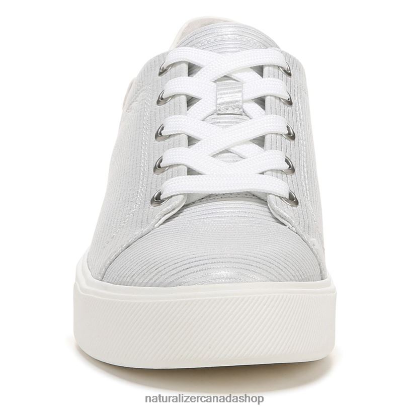 Sneakers | CA Naturalizer Women Morrison 2.0 Lace Up Sneaker Silver Leather 8LFNB93