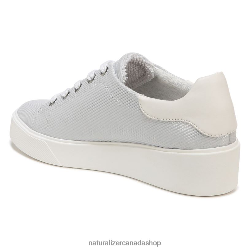 Sneakers | CA Naturalizer Women Morrison 2.0 Lace Up Sneaker Silver Leather 8LFNB93