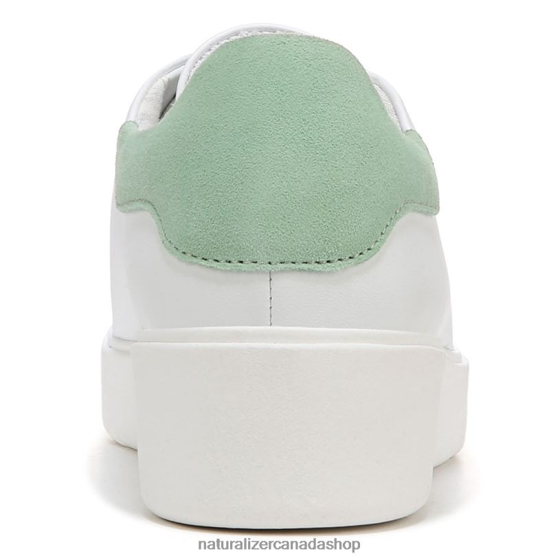 Sneakers | CA Naturalizer Women Morrison 2.0 Lace Up Sneaker White/Mint Green Leather 8LFNB92