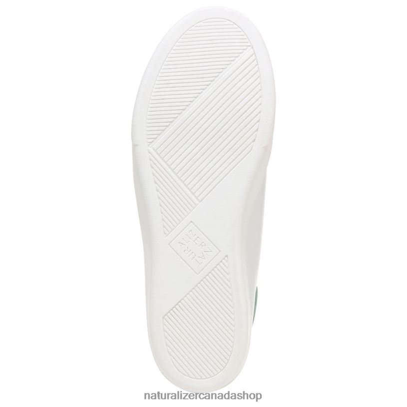 Sneakers | CA Naturalizer Women Morrison 2.0 Lace Up Sneaker White/Mint Green Leather 8LFNB92