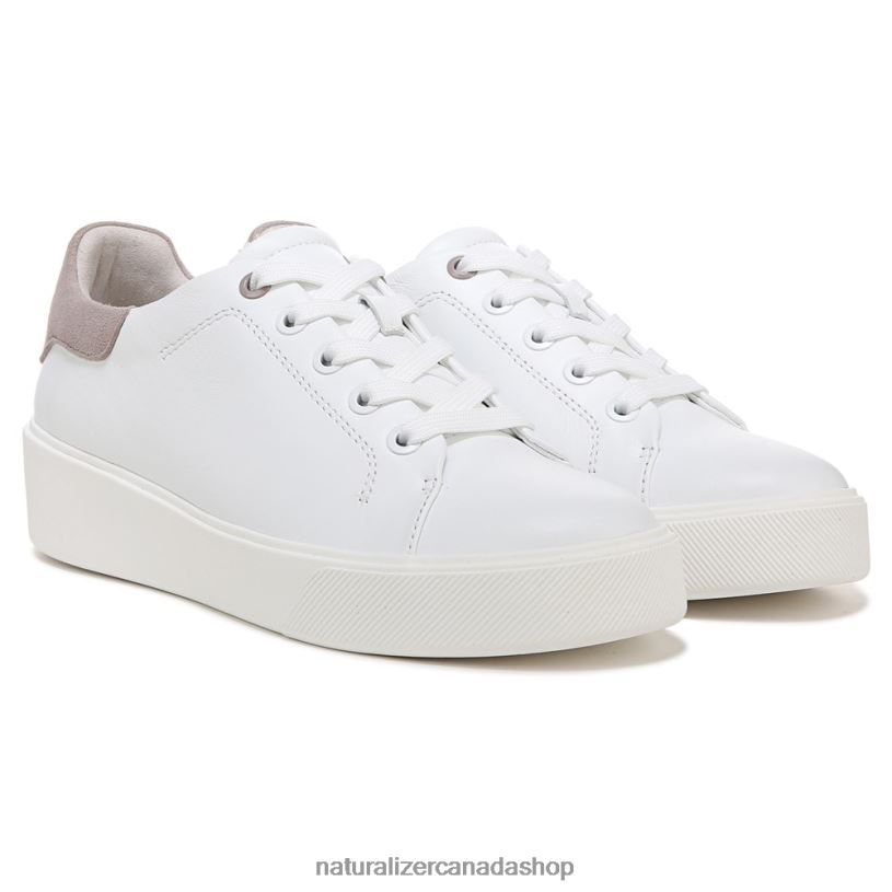 Sneakers | CA Naturalizer Women Morrison 2.0 Lace Up Sneaker White/Turtledove Leather 8LFNB91