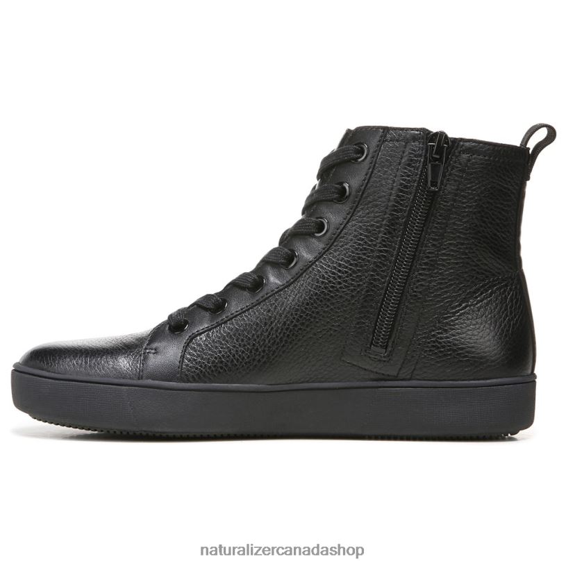 Sneakers | CA Naturalizer Women Morrison High Top Sneaker Black Leather 8LFNB287