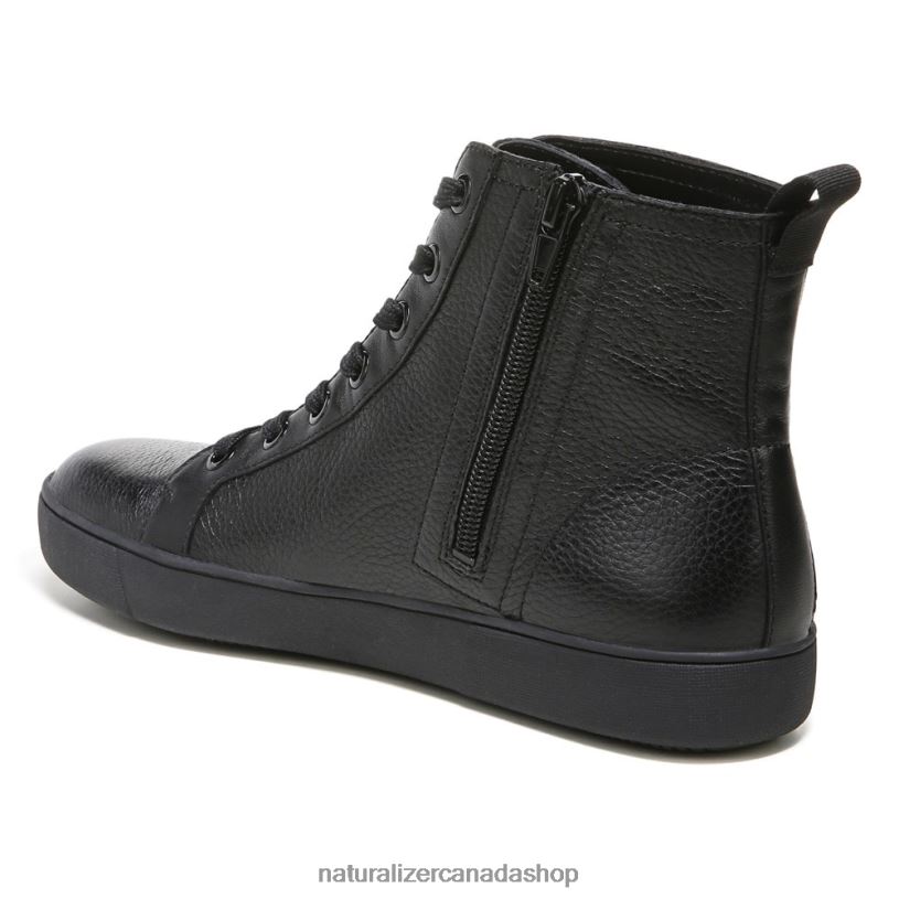 Sneakers | CA Naturalizer Women Morrison High Top Sneaker Black Leather 8LFNB287