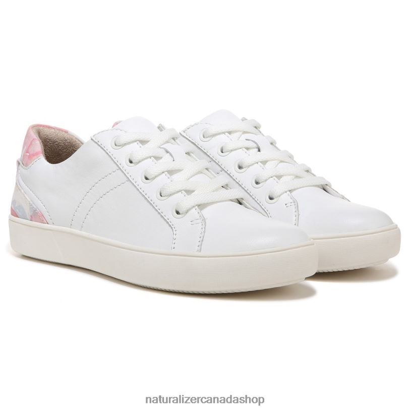 Sneakers | CA Naturalizer Women Morrison Sneaker White/Pink Floral Leather 8LFNB235