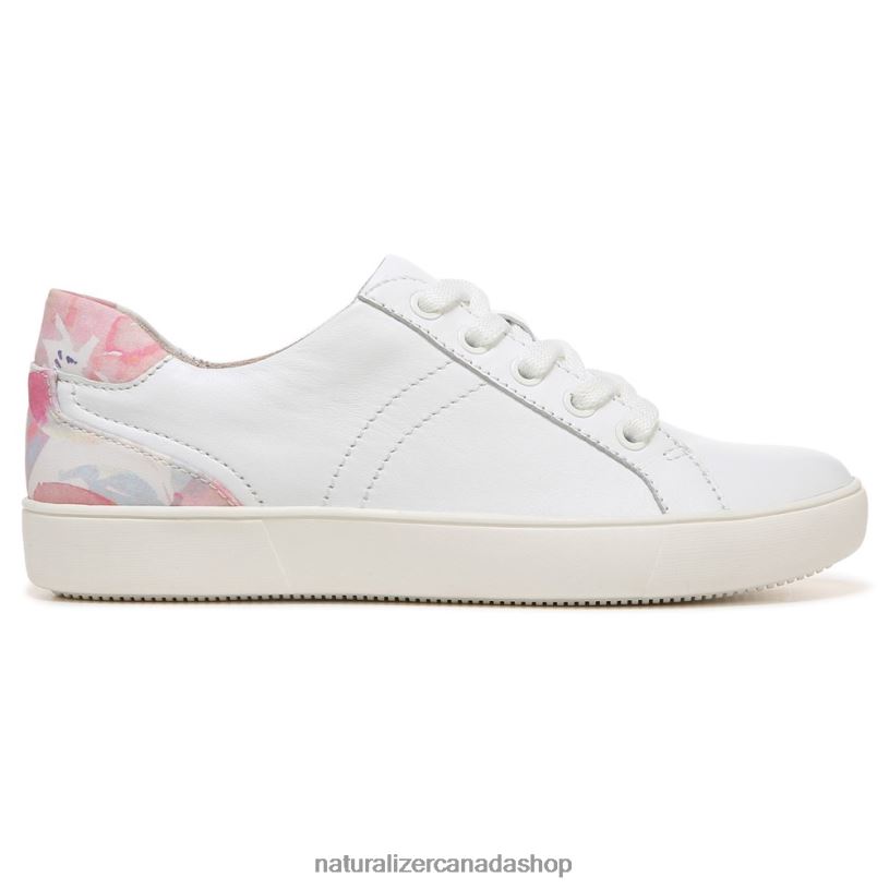 Sneakers | CA Naturalizer Women Morrison Sneaker White/Pink Floral Leather 8LFNB235