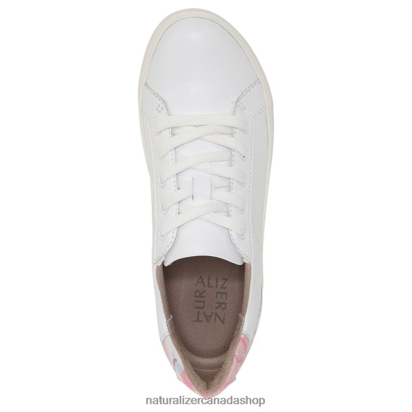 Sneakers | CA Naturalizer Women Morrison Sneaker White/Pink Floral Leather 8LFNB235