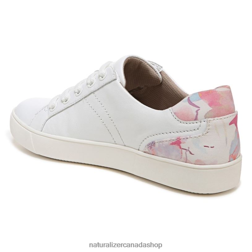 Sneakers | CA Naturalizer Women Morrison Sneaker White/Pink Floral Leather 8LFNB235