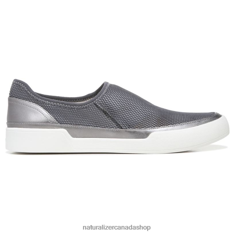 Sneakers | CA Naturalizer Women 27 Edit Valda Slip On Sneaker Silver/Pewter Mesh Leather 8LFNB281