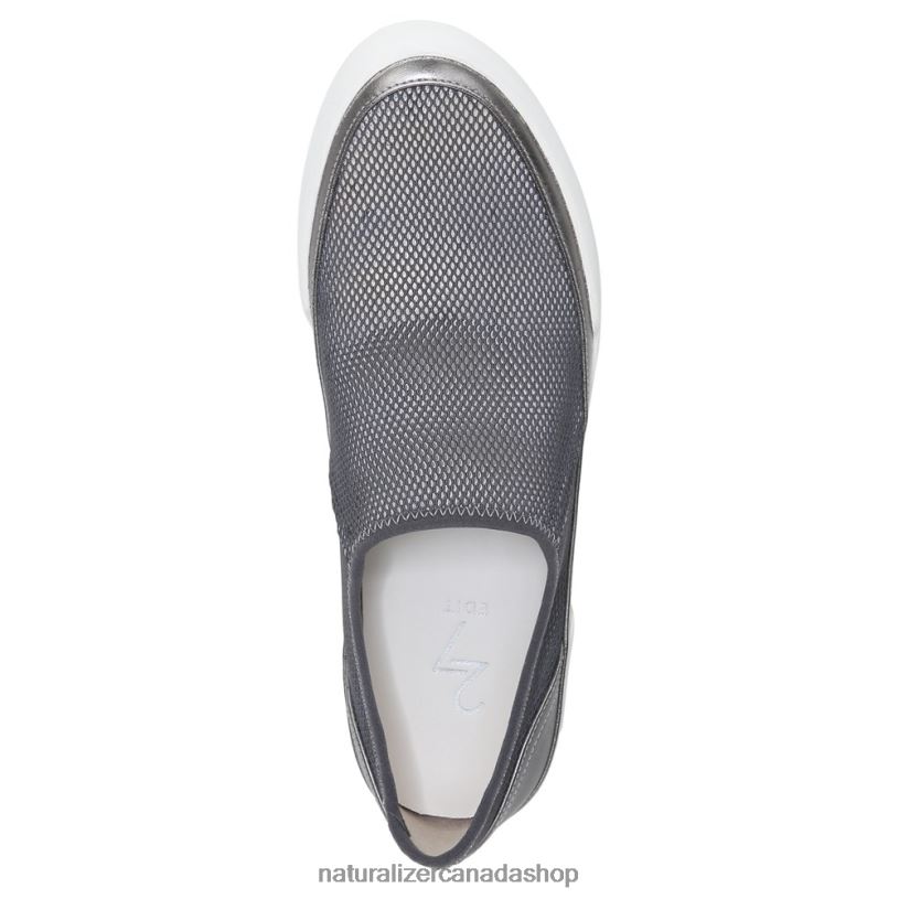 Sneakers | CA Naturalizer Women 27 Edit Valda Slip On Sneaker Silver/Pewter Mesh Leather 8LFNB281