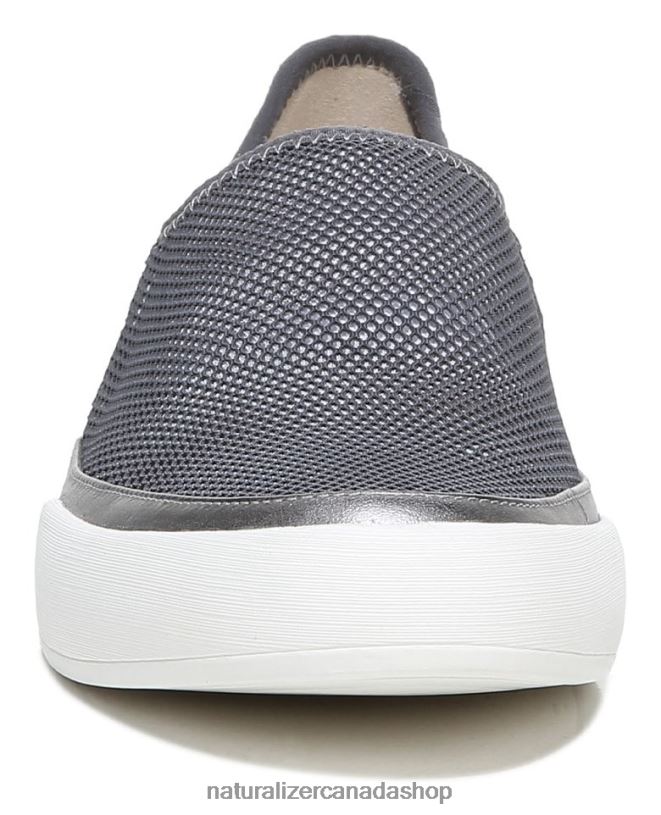 Sneakers | CA Naturalizer Women 27 Edit Valda Slip On Sneaker Silver/Pewter Mesh Leather 8LFNB281