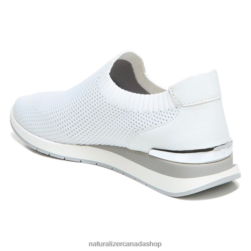 Sneakers | CA Naturalizer Women Lafayette Slip On Sneaker White Flyknit Fabric 8LFNB692