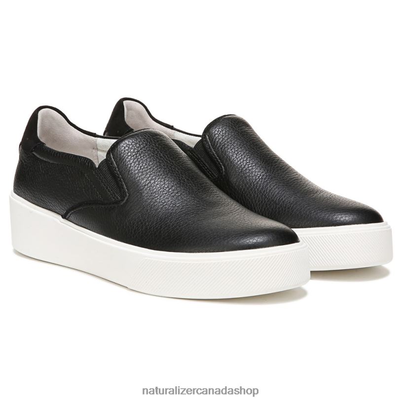 Sneakers | CA Naturalizer Women Marianne 2.0 Slip On Sneaker Black Leather 8LFNB353