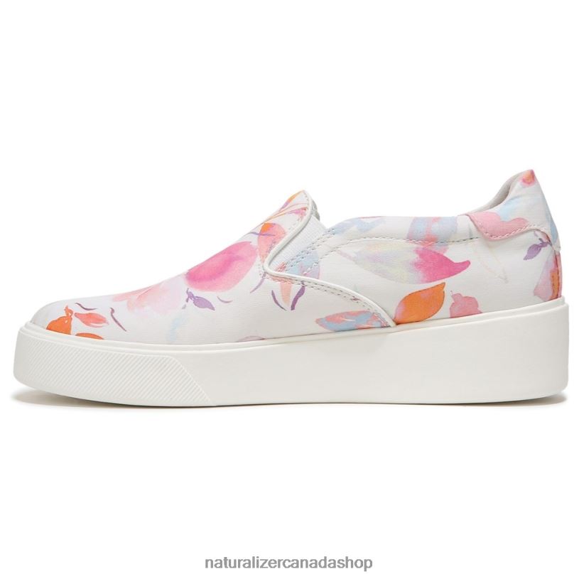 Sneakers | CA Naturalizer Women Marianne 2.0 Slip On Sneaker White/Pink Floral Fabric 8LFNB354