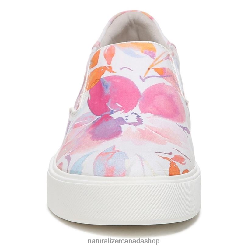Sneakers | CA Naturalizer Women Marianne 2.0 Slip On Sneaker White/Pink Floral Fabric 8LFNB354