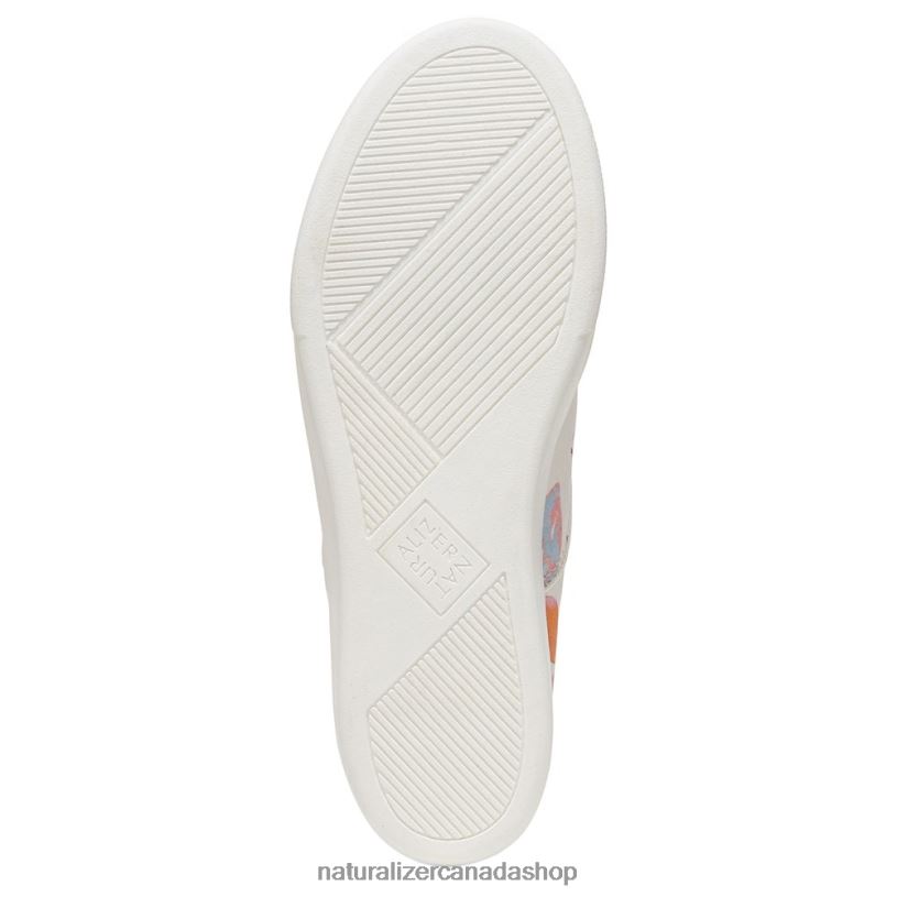 Sneakers | CA Naturalizer Women Marianne 2.0 Slip On Sneaker White/Pink Floral Fabric 8LFNB354