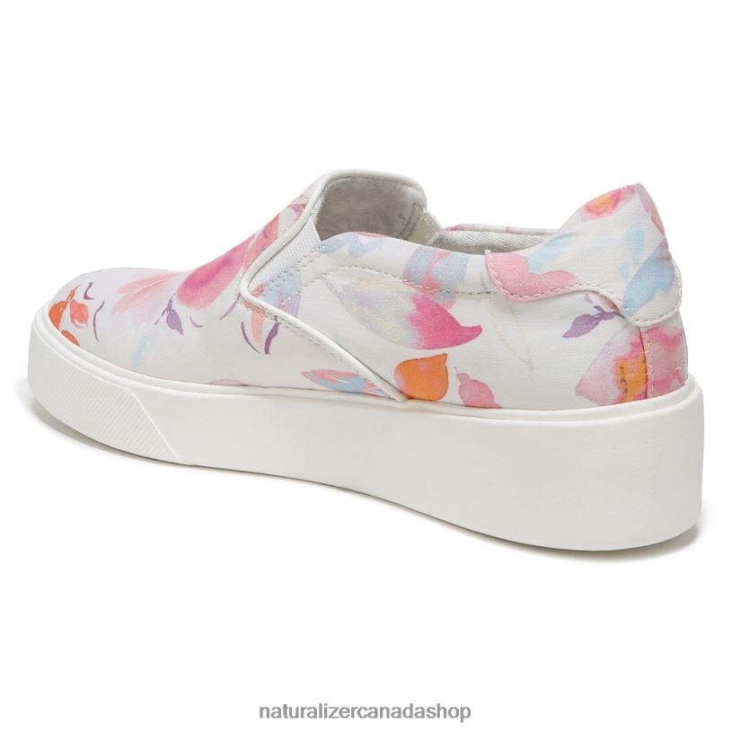 Sneakers | CA Naturalizer Women Marianne 2.0 Slip On Sneaker White/Pink Floral Fabric 8LFNB354