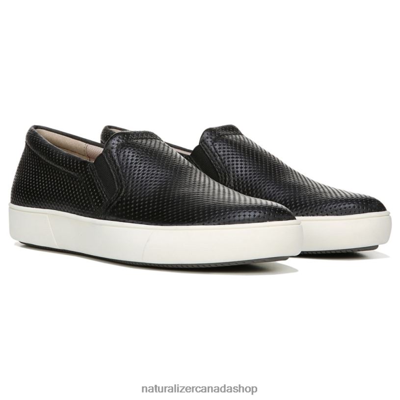 Sneakers | CA Naturalizer Women Marianne Slip On Sneaker Black Leather 8LFNB513