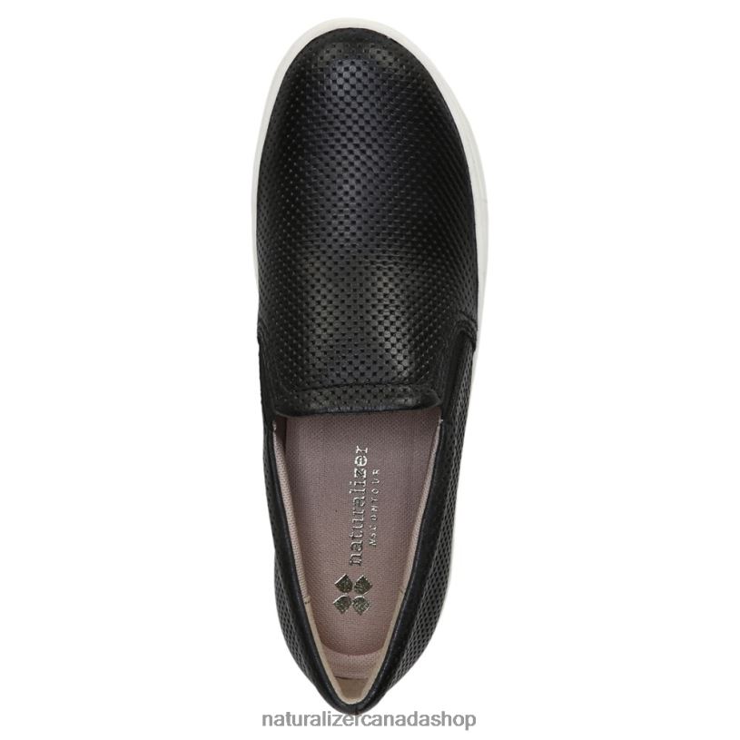 Sneakers | CA Naturalizer Women Marianne Slip On Sneaker Black Leather 8LFNB513