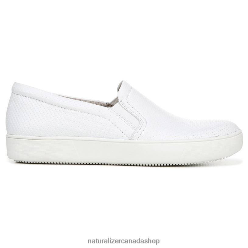 Sneakers | CA Naturalizer Women Marianne Slip On Sneaker White Perforated Leather 8LFNB511