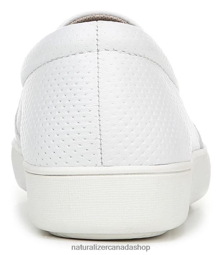 Sneakers | CA Naturalizer Women Marianne Slip On Sneaker White Perforated Leather 8LFNB511