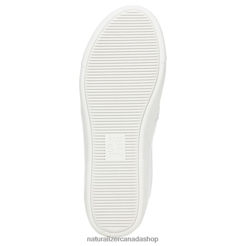 Sneakers | CA Naturalizer Women Marianne Slip On Sneaker White Perforated Leather 8LFNB511