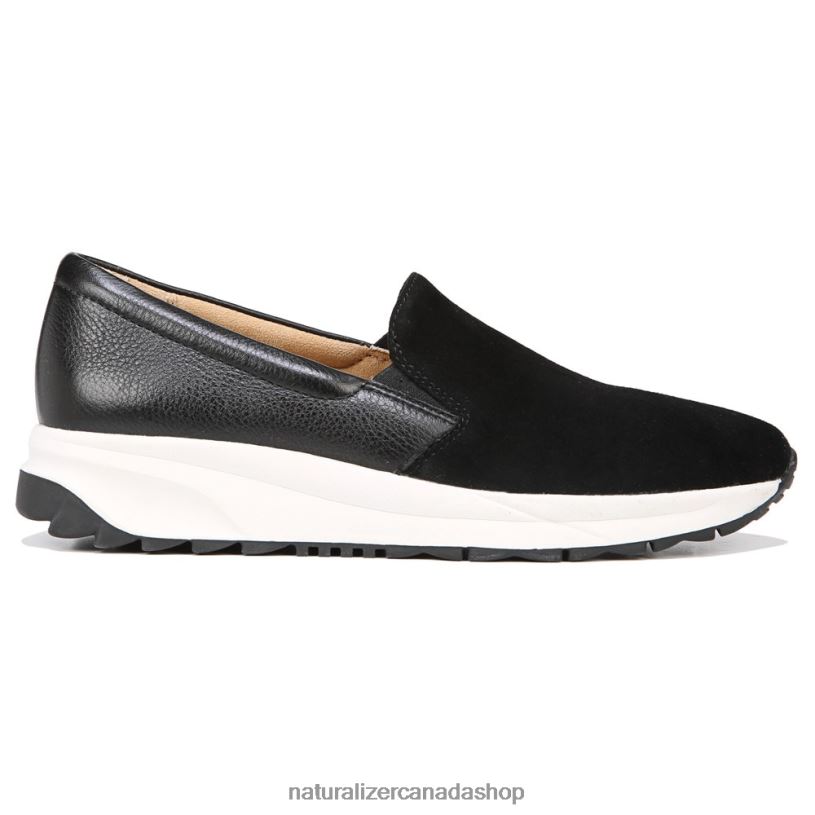 Sneakers | CA Naturalizer Women Selah Slip On Sneaker Black Suede/Leather 8LFNB350