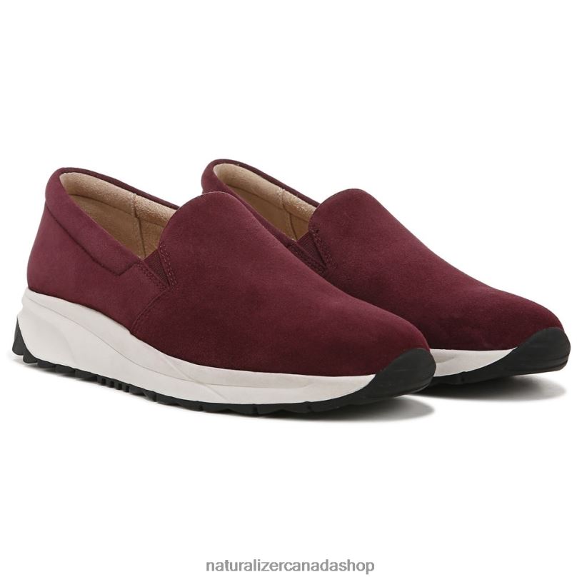 Sneakers | CA Naturalizer Women Selah Slip On Sneaker Cabernet Sauvignon Suede 8LFNB352