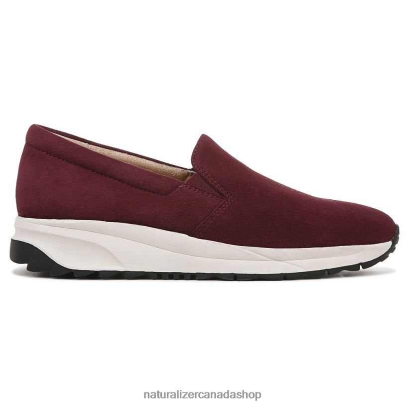 Sneakers | CA Naturalizer Women Selah Slip On Sneaker Cabernet Sauvignon Suede 8LFNB352