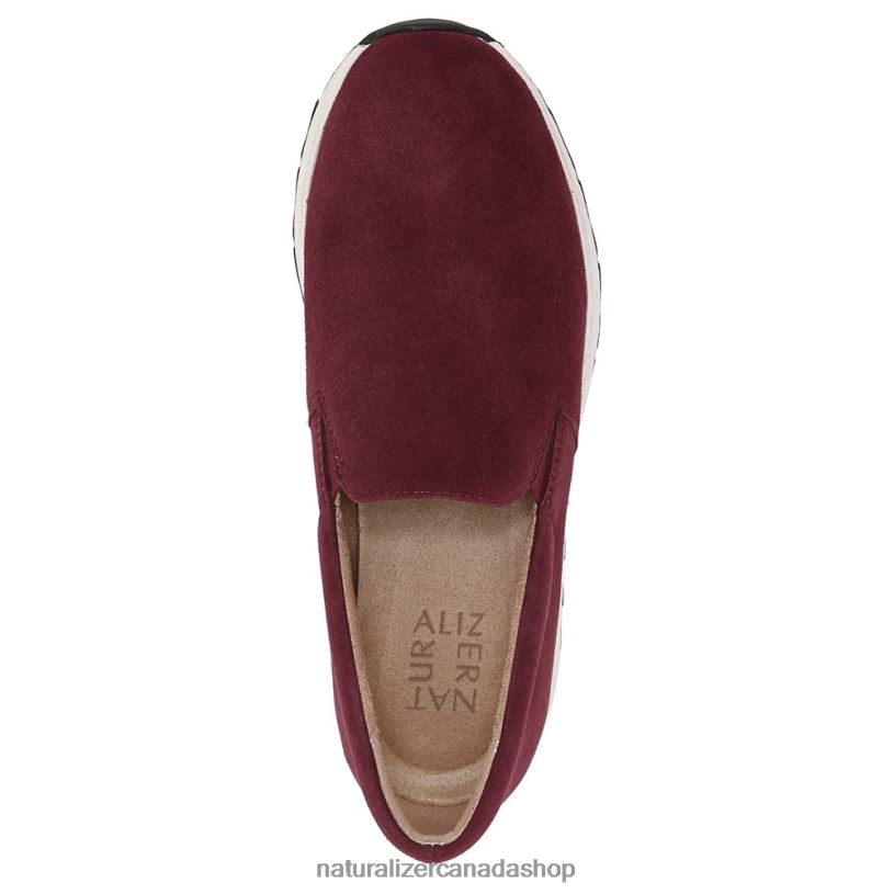 Sneakers | CA Naturalizer Women Selah Slip On Sneaker Cabernet Sauvignon Suede 8LFNB352